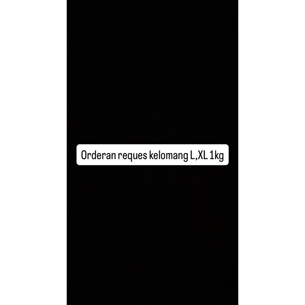 umpan pancing/kelomang 1kg