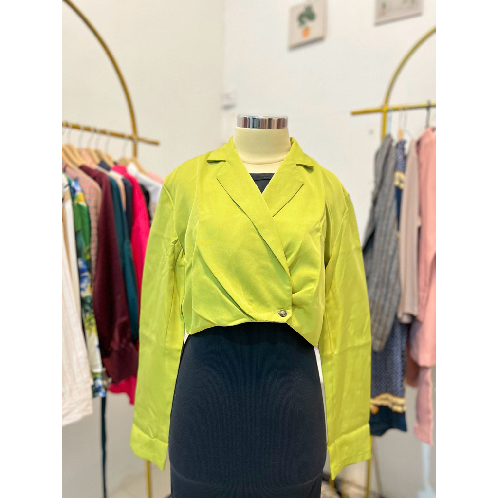 CROP BLAZER PRELOVED