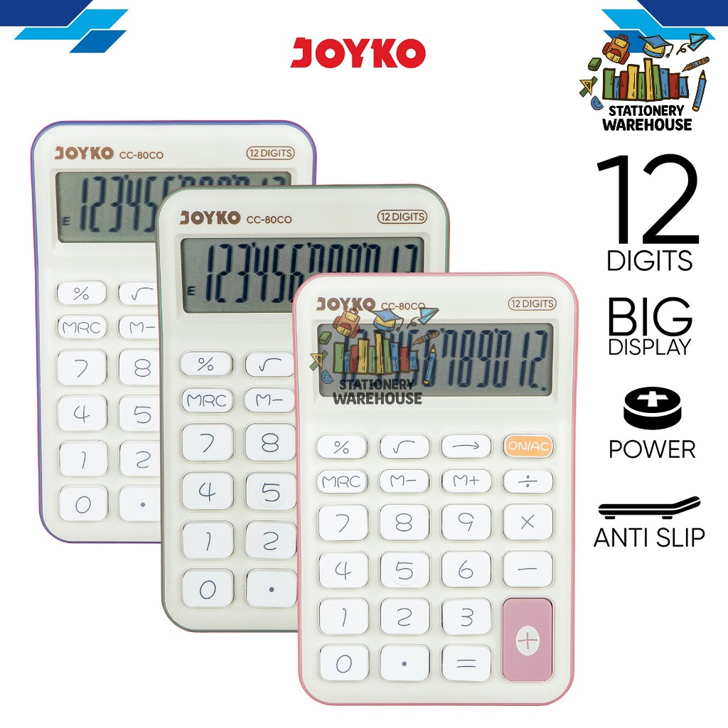 

Calculator JOYKO Kalkulator CC-80CO 12 Digits