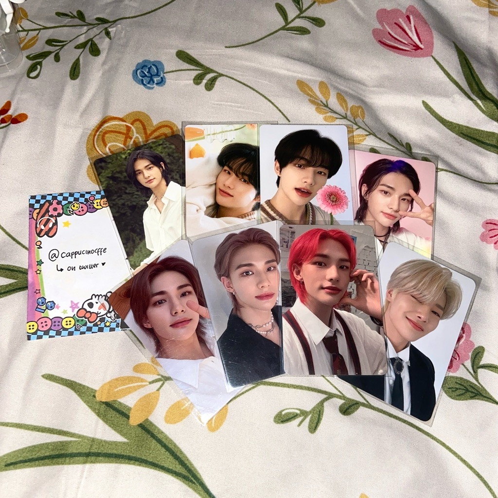 — ₊˚⊹ photocard hyunjin straykids nacific r1 - r14 red hair zodiac official TAKE ALL + FREE IN R12 Z