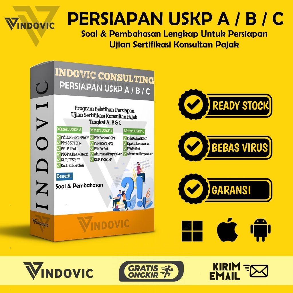 [T0359] MODUL SOAL JAWAB USKP REVIEW TERLENGKAP TINGKAT A, B & C