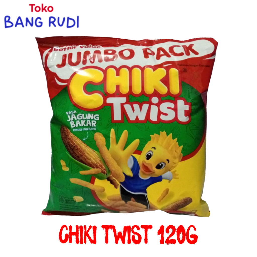 

Chiki Twist Jagung Bakar (Roasted Corn) 120gr Jumbo Pack