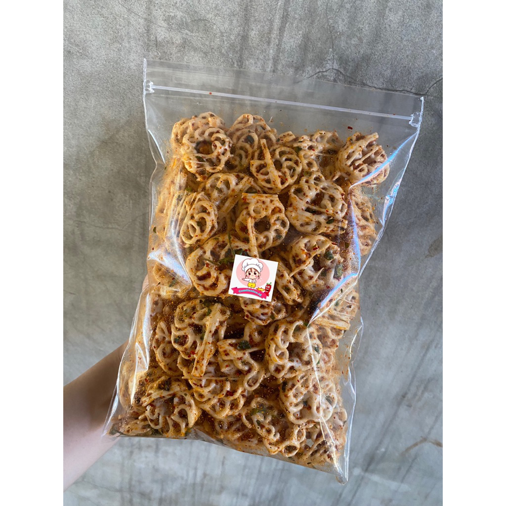 

Sebring Rafael 500gr Viral Kerupuk mawar Sebring Pedo Cikruh Pedas daun jeruk