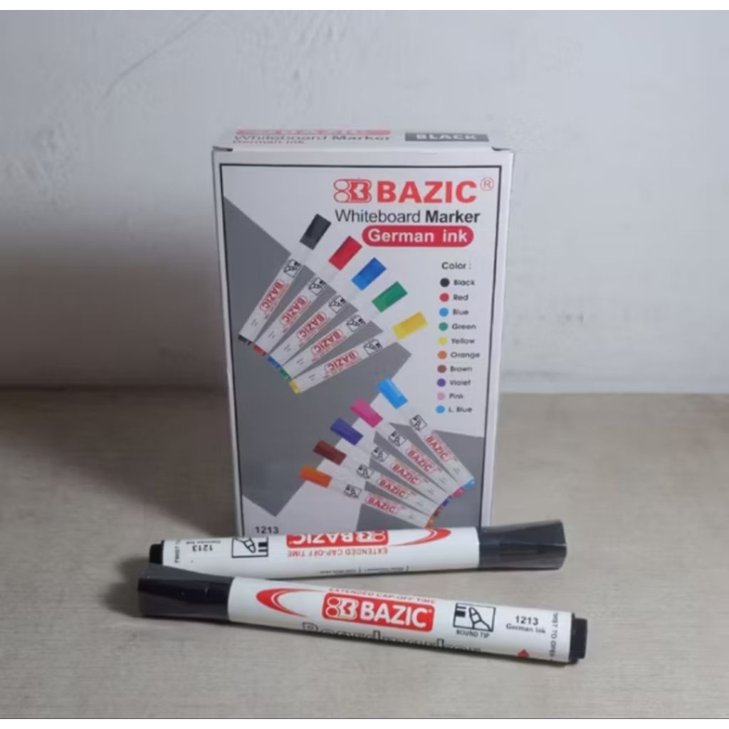 

BAZIC WHITE BOARD MARKER BC-12G GERMAN INK PER 1 PCS