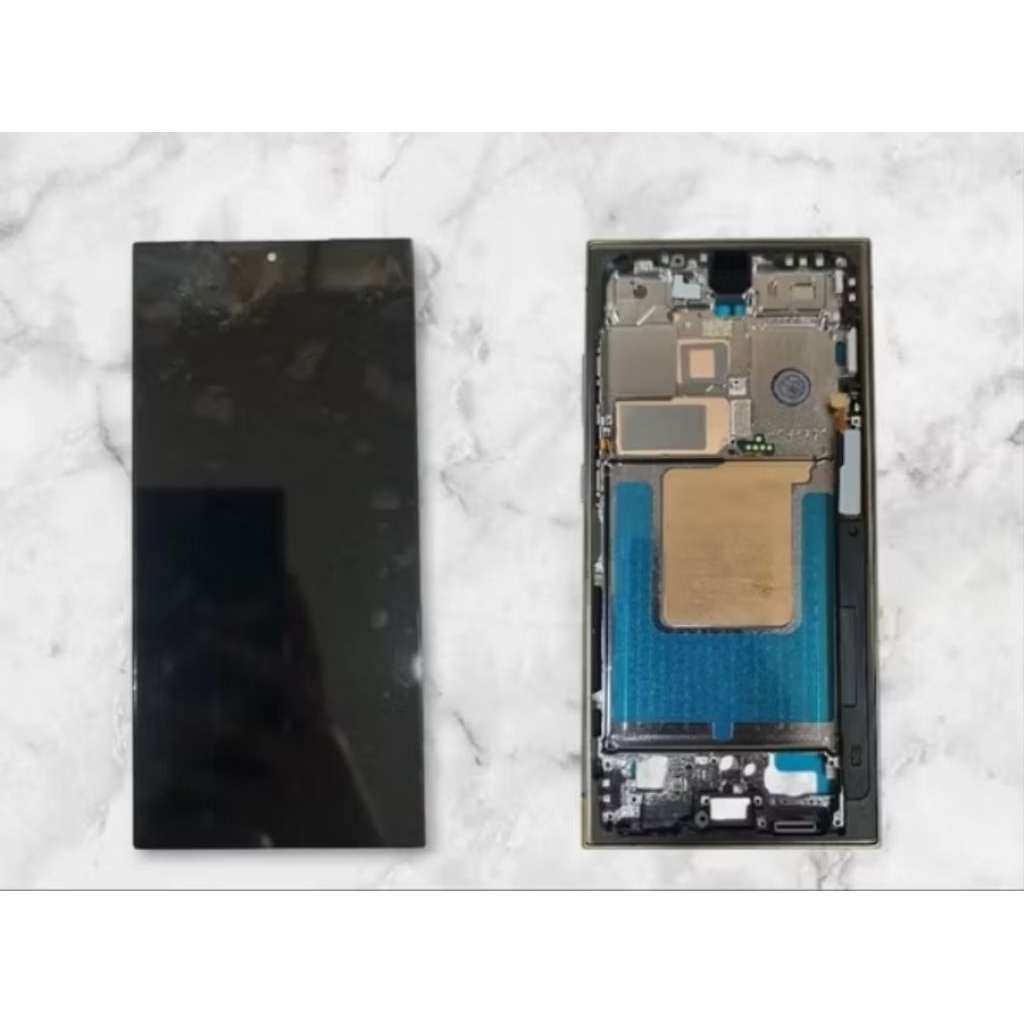 Lcd Frame Samsung S24 Ultra S24U S928 Support Fingerprint Oryginall