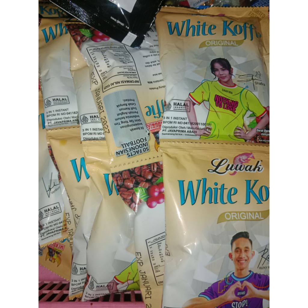 

Luwak white koffie renceng 20g x 10 pcs