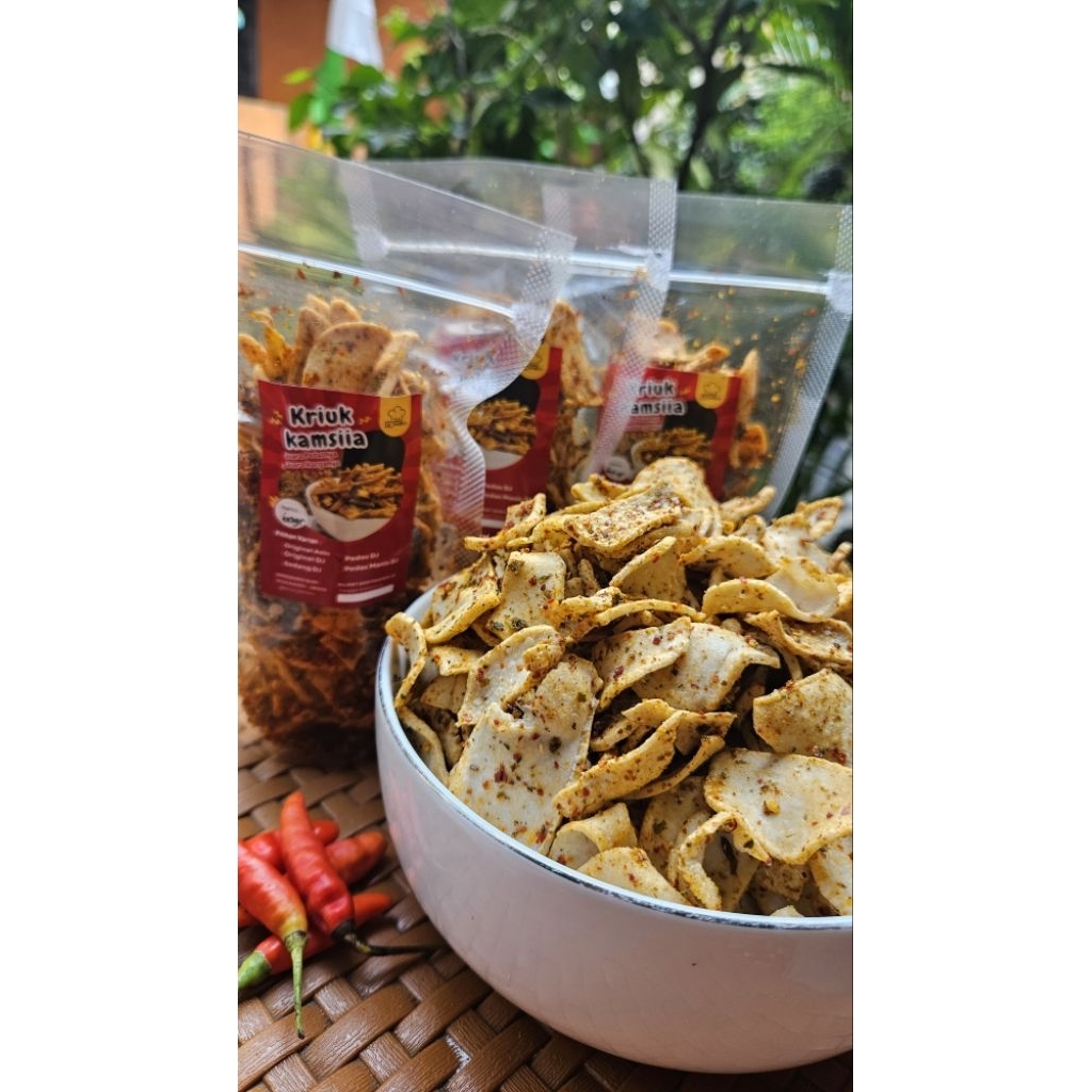 

Basreng Pedas Manis Daun Jeruk Kamsiia