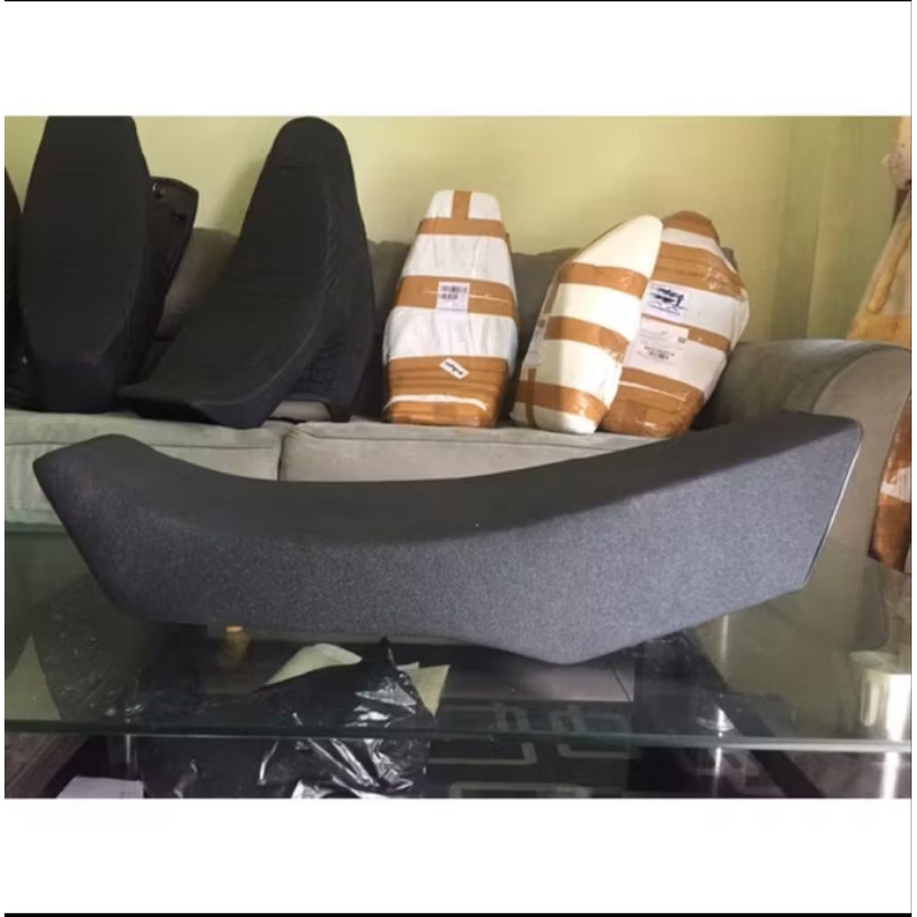 jok rx king perahu tebal fiber hitam - jok rx king