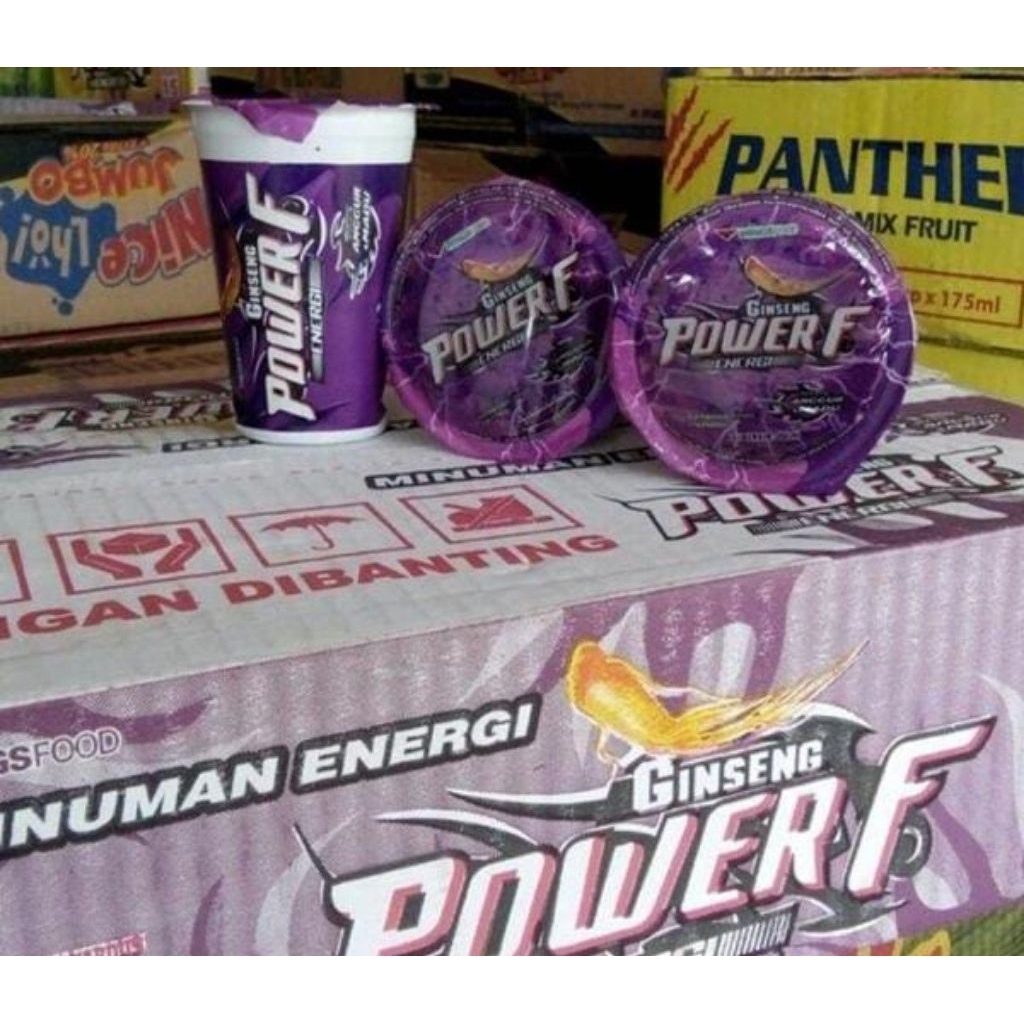 

POWER F Minuman Gingseng Cup 24 × 180ml