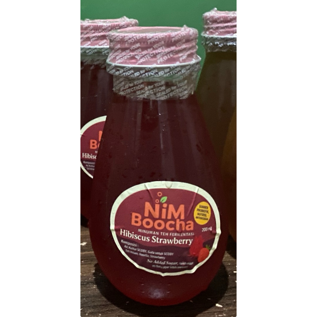 

NIMBoocha Kombucha Hibiscus Strawberry