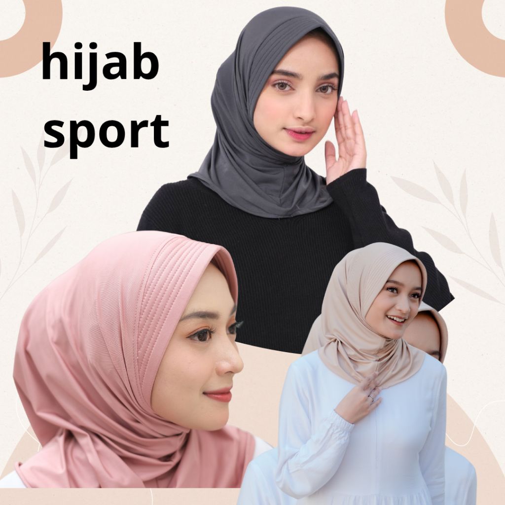 FATMA HIJAB FASHION—Hijab sport Hijab sport ukuran m Hijab sport pet Hijab sport berlebel hijab spor