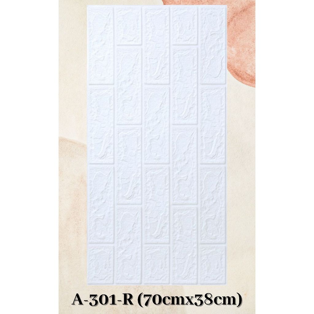 Wallpaper Foam / Wallfoam Motif Bata / Wallfoam Riject Promo / Wallfoam Bata Kasar Murah