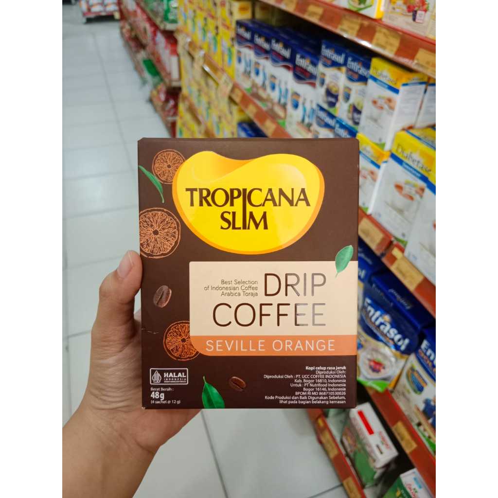 

Tropicana Slim Drip Coffee Seville Orange 48gr