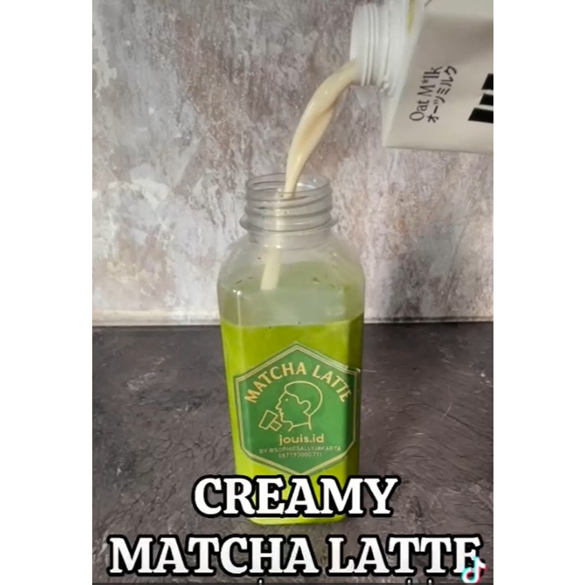 

Matcha Latte Creamy Umami - Ready to drink - 100% Pure Matcha - READY SETIAP HARI
