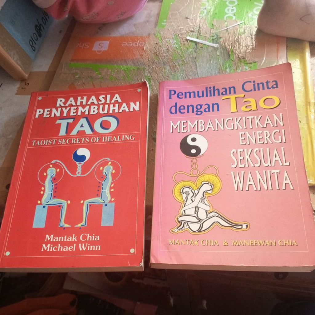 BUKU RAHASIA PENYEMBUHAN TAO & PEMULIHAN CINTA DENGAN TAO JUAL SATUAN CAT KAMI UNTUK JUDUL YANG DI M