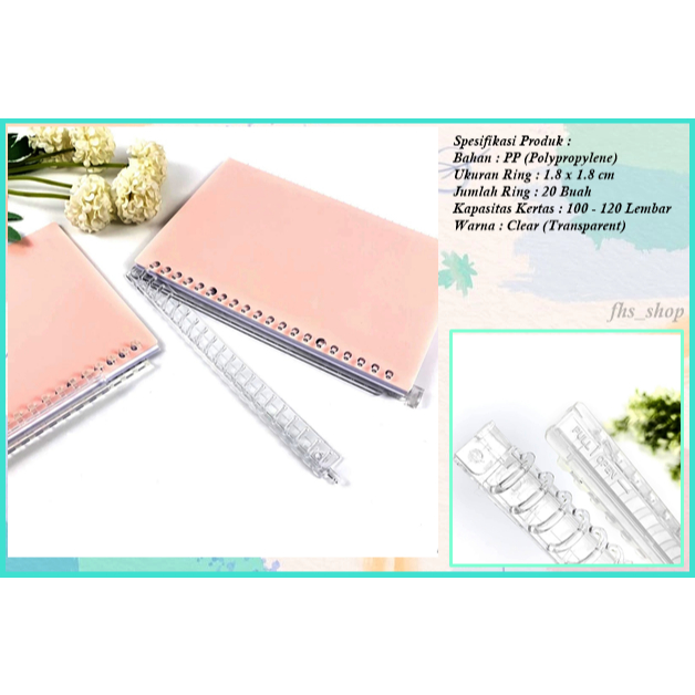 

Ring Binder A5 Ring Binder Transparan Binder Transparan Binder Clip Easy Clip Binder Binding Strip