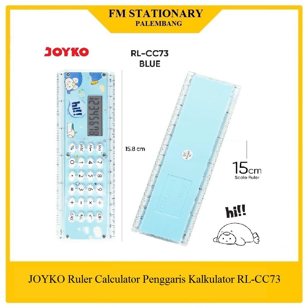 

Penggaris kalkulator/ Ruler Calculator RL-CC73