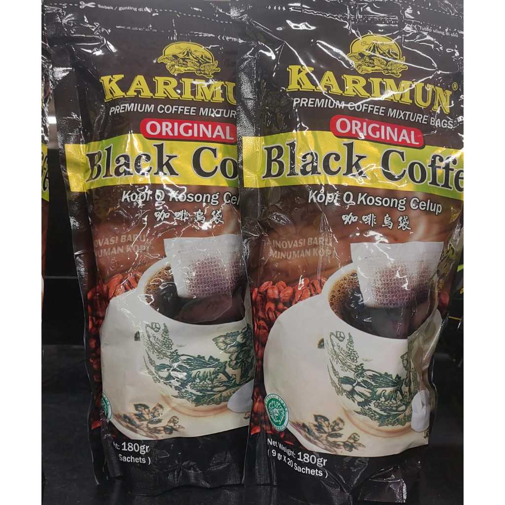 

Karimun Black Coffee No Sugar Kopi Hitam Tanpa Gula Kopi O Kosong Celup Karimin Kopi Karimun Coffee