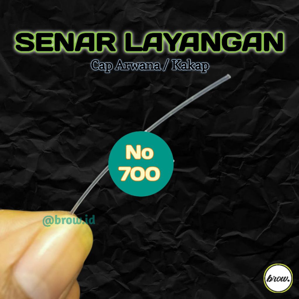 SENAR LAYANGAN GAPANGAN UK 700 SENAR BENING CAP IKAN ARWANA / KAKAP