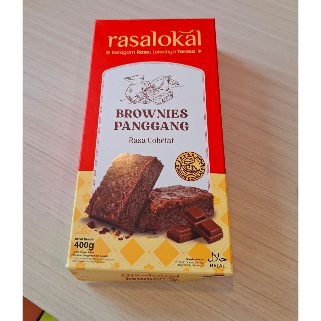 

BROWNIES PANGGANG RASA LOKAL
