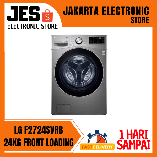 LG F2724SVRB MESIN CUCI 24KG FRONT LOADING INVERTER W/ THINQ & AI DD