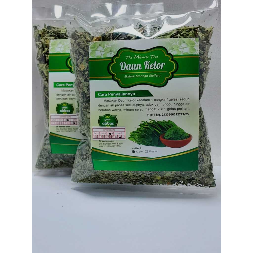 

5 Bungkus Teh Seduh / Curah Daun Kelor Plastik Bening / Teh Daun Kelor