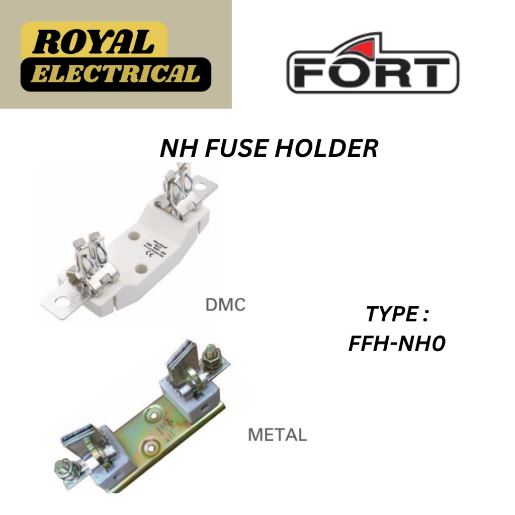 FORT NH Fuse Holder / NT Fuse Holder NH-0 / NT-0 Metal 160A Fort / Type FFH-NH0