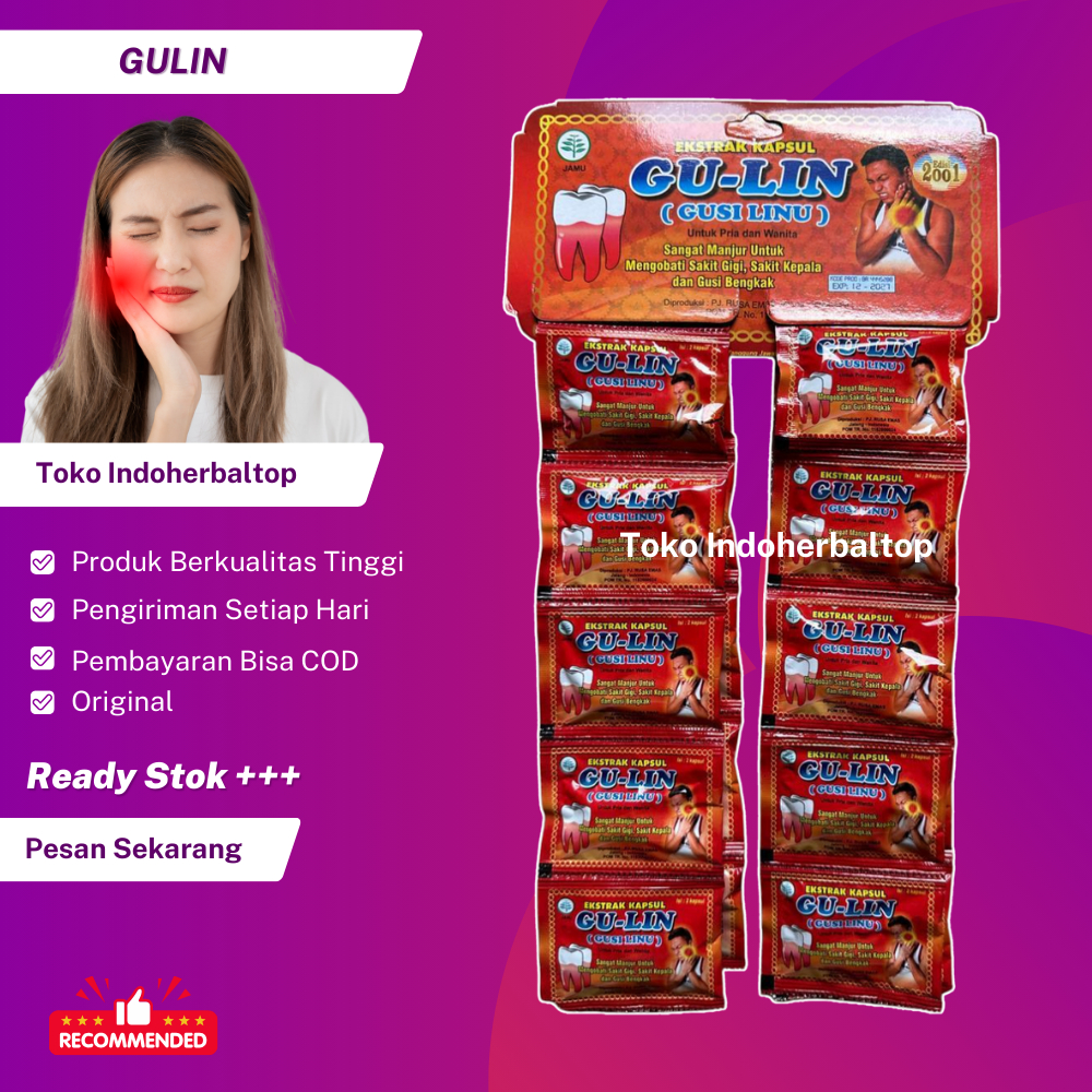 

Gulin Kapsul Asli 1 Hanger isi 20