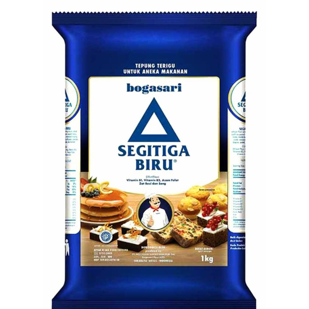 

Terigu segitiga biru kemasan biru