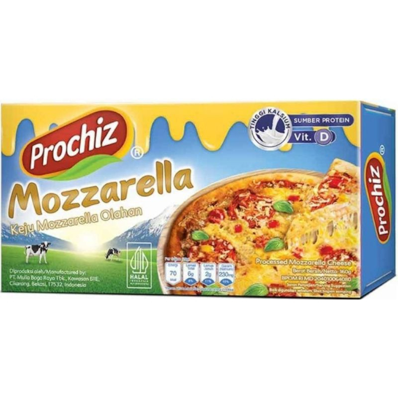 

PROCHIZ MOZZARELLA KEJU MOZZARELLA OLAHAN 160 g