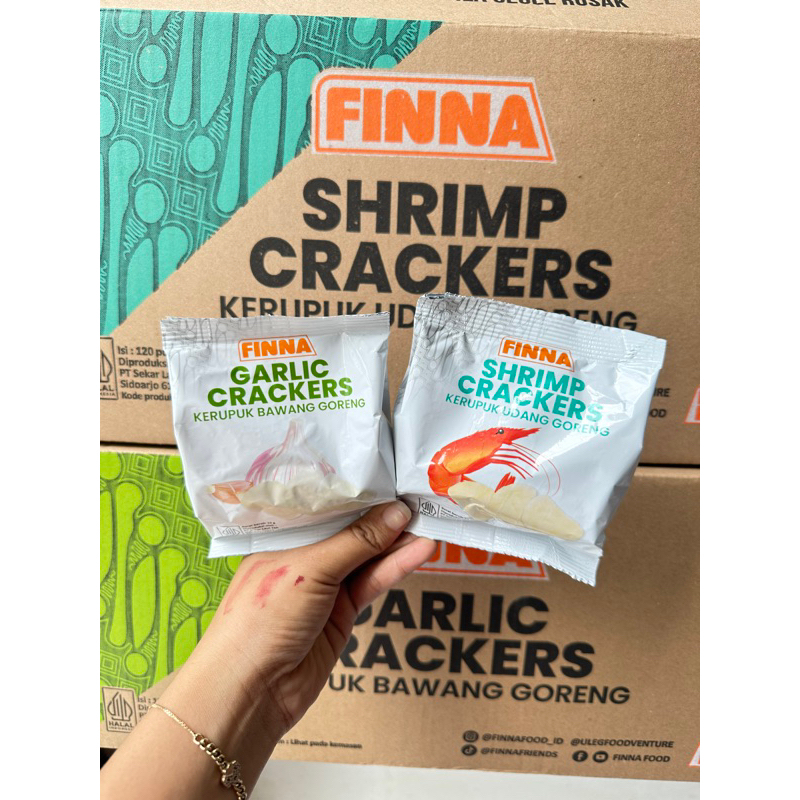 

Finna Kerupuk Udang/Bawang Goreng Isi 10 - kerupuk nasi kotak - kerupuk krupuk finna - kerupuk katering - kerupuk cateringan - jual kerupuk finna grosir surabaya