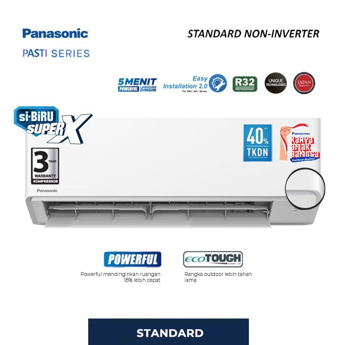 AC Panasonic 1 PK QN-9AKJ SiBiru Standard Eco Tough Series