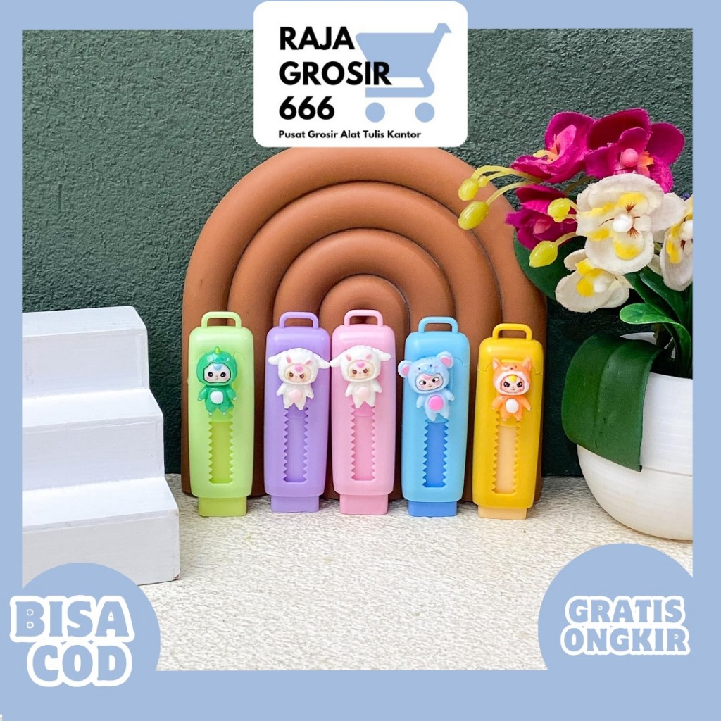 

PENGHAPUS MODEL CUTTER BABY THREE ER-2012 eraser lucu karakter 1 pcs / alat tulis sekolah anak lucu kado unik