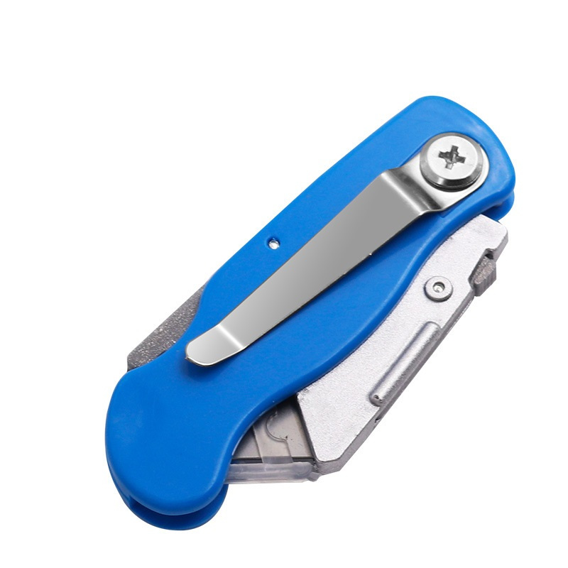 

Pisau Kater Cutter Lipat Alat Pemotong Kain Karpet Kulit Kertas Multifungsi