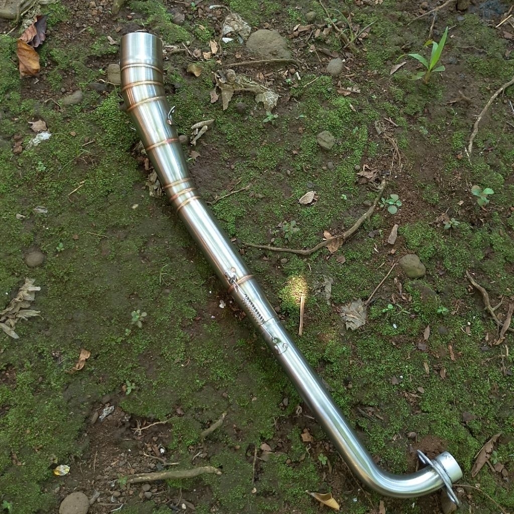 Big Elbow Stainless Pipe 51mm for Wave 125 Wave 115 Wave 100 Xrm 125 Xrm 115 Xrm 110 Xrm 100 Smash 1