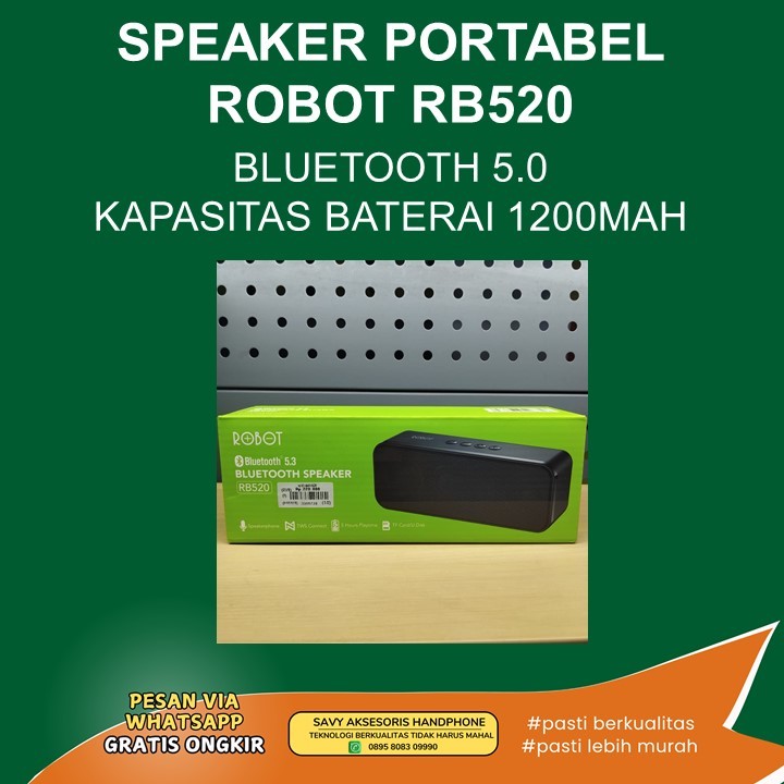 SPEAKER PORTABEL ROBOT RB520