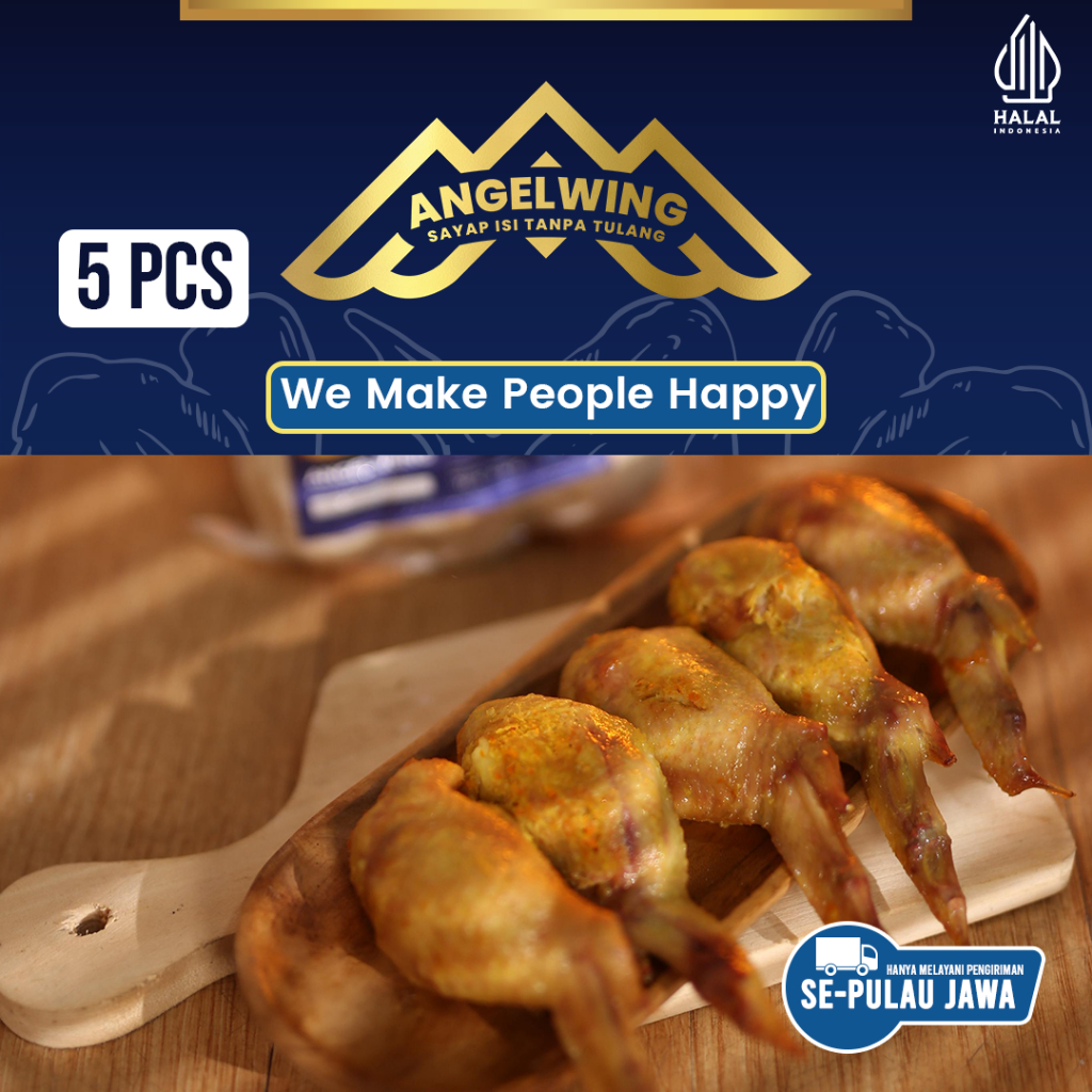 

Tori No Teba by Angel Wing – Boneless Chicken Wing Cheese Lumer Isi Ayam & Sayur (Frozen Camilan Keju 5pcs)