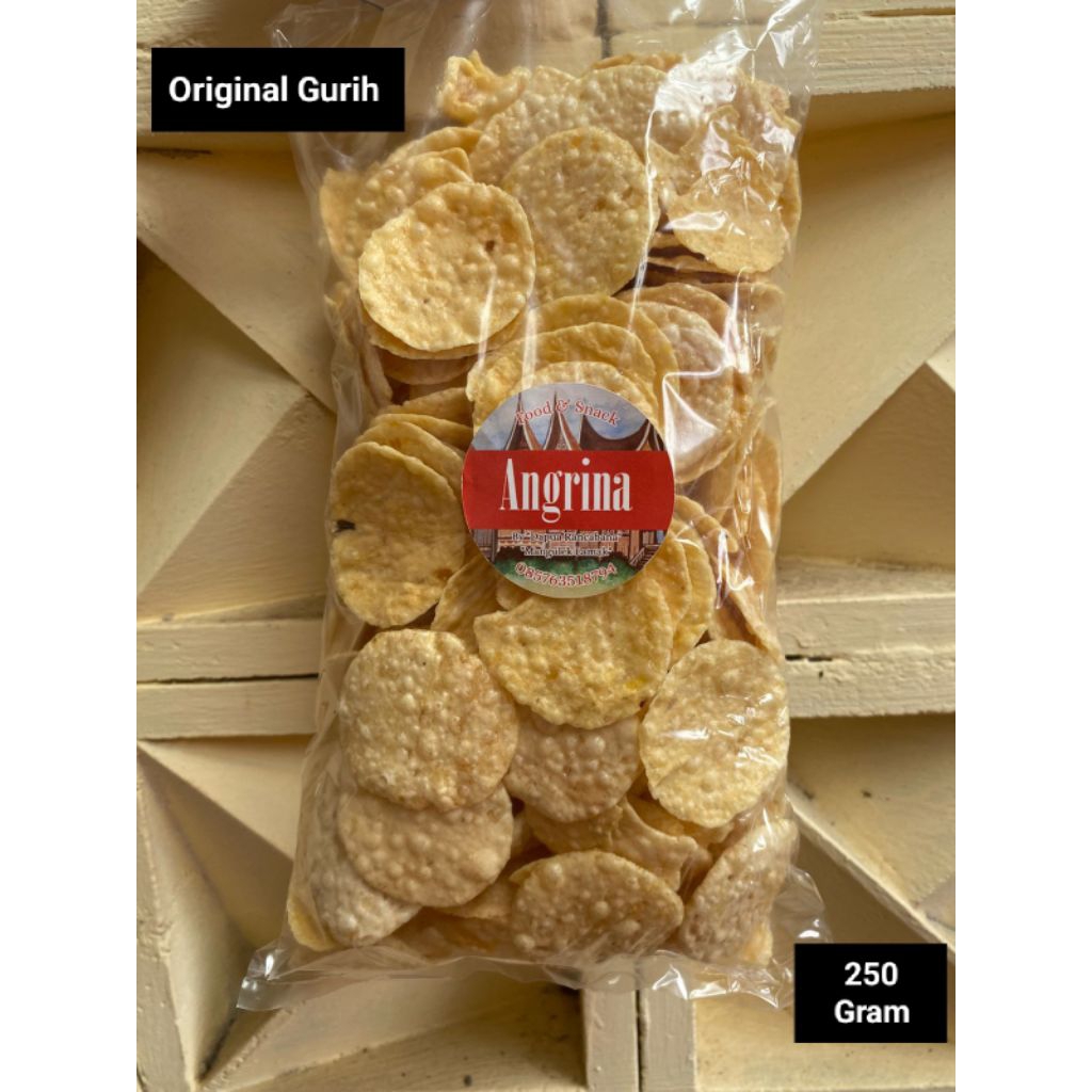 

Kripik Opak Singkong Original 250 gram Renyah