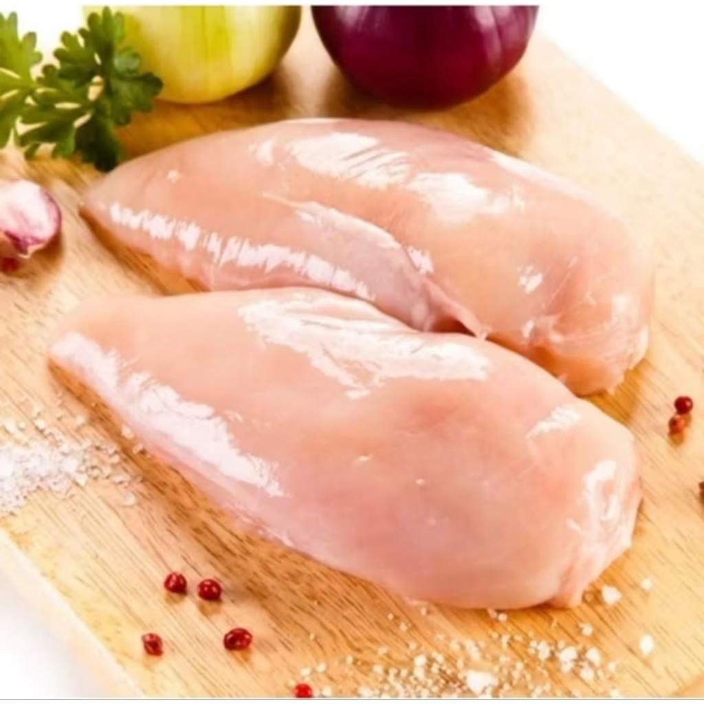 

Dada Ayam Fillet Tanpa Kulit 1kg / Boneless Chicken Breast Skinless