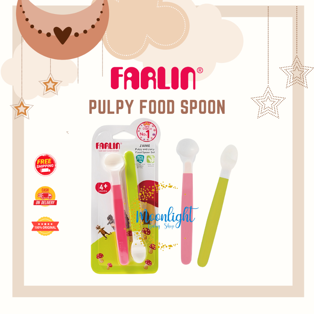 Farlin Pulpy Food Spoon - Sendok Makan Bayi