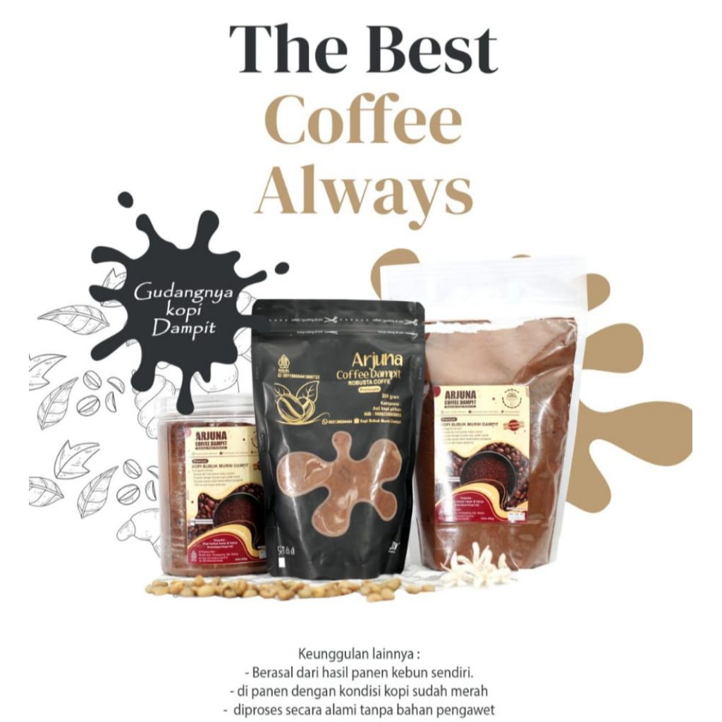 

kopi bubuk murni dampit