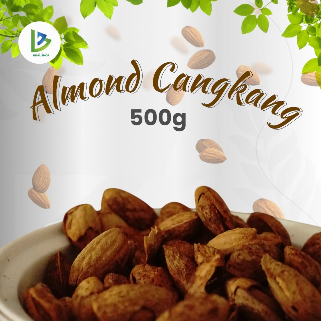 

Kacang Almond 500 gram murah - Roasted Panggang