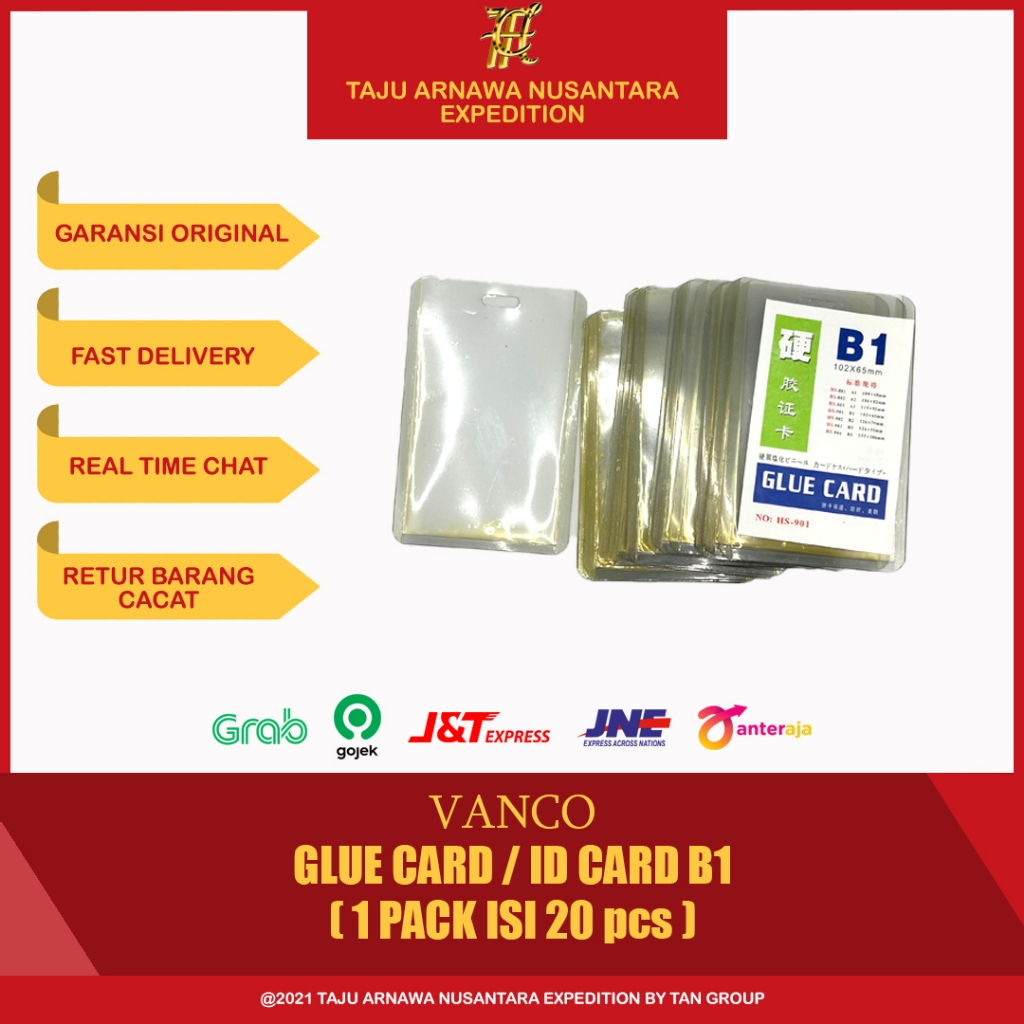 

NAME TAG/ ID CARD / GLUE CARD BAHAN MIKA UKURAN B1
