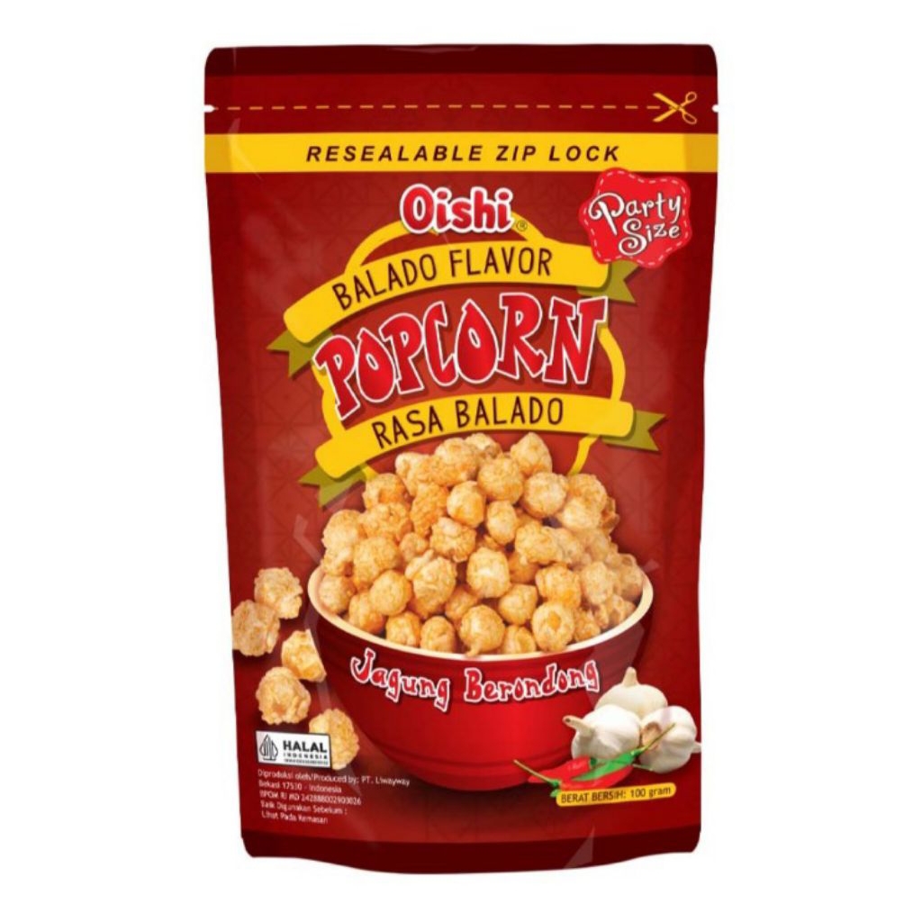 

Oishi Popcorn Balado 100 g