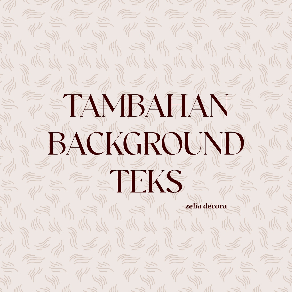 

Tambahan Print Background pada Teks Mahar & Wisuda