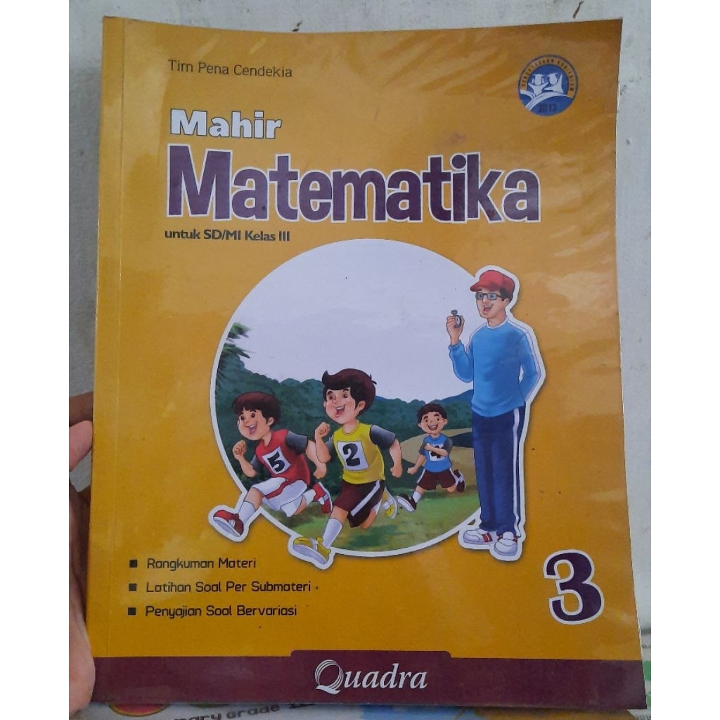 Buku Bekas Quadra Mahir Matematika Kelas 3 SD Ori
