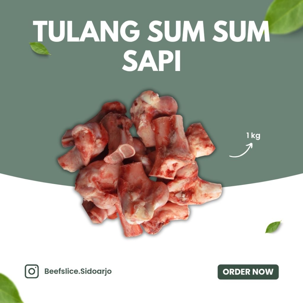

READY Tulang Sum Sum Sapi 1 Kg