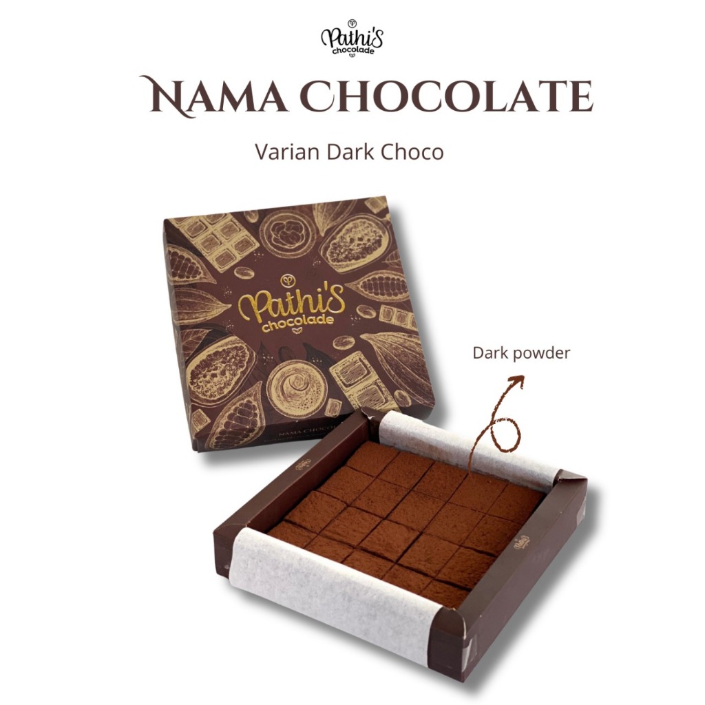 

Pathis Nama Chocolate – Dark Chocolate - Coklat Halal Premium Untuk Kado & Hampers Cemilan