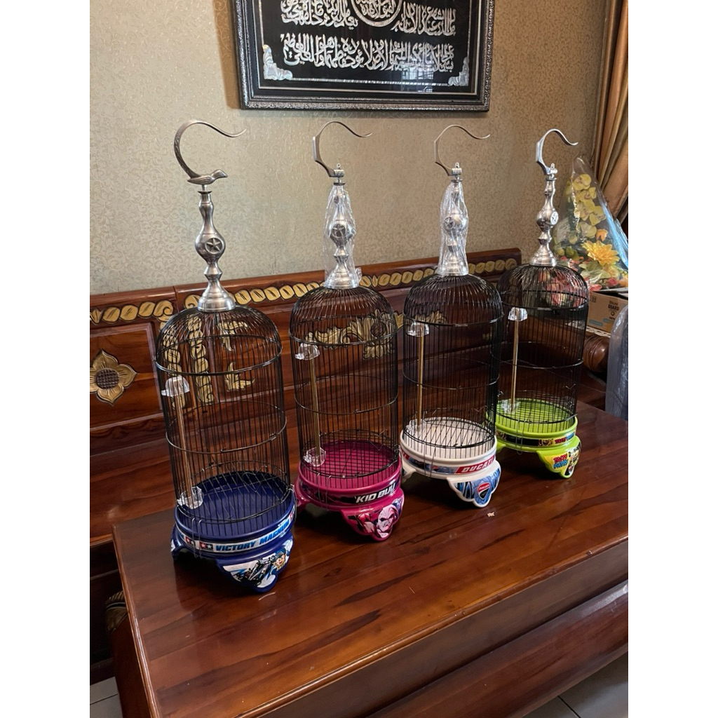 Sangkar Helopet Besi Pvc Decal