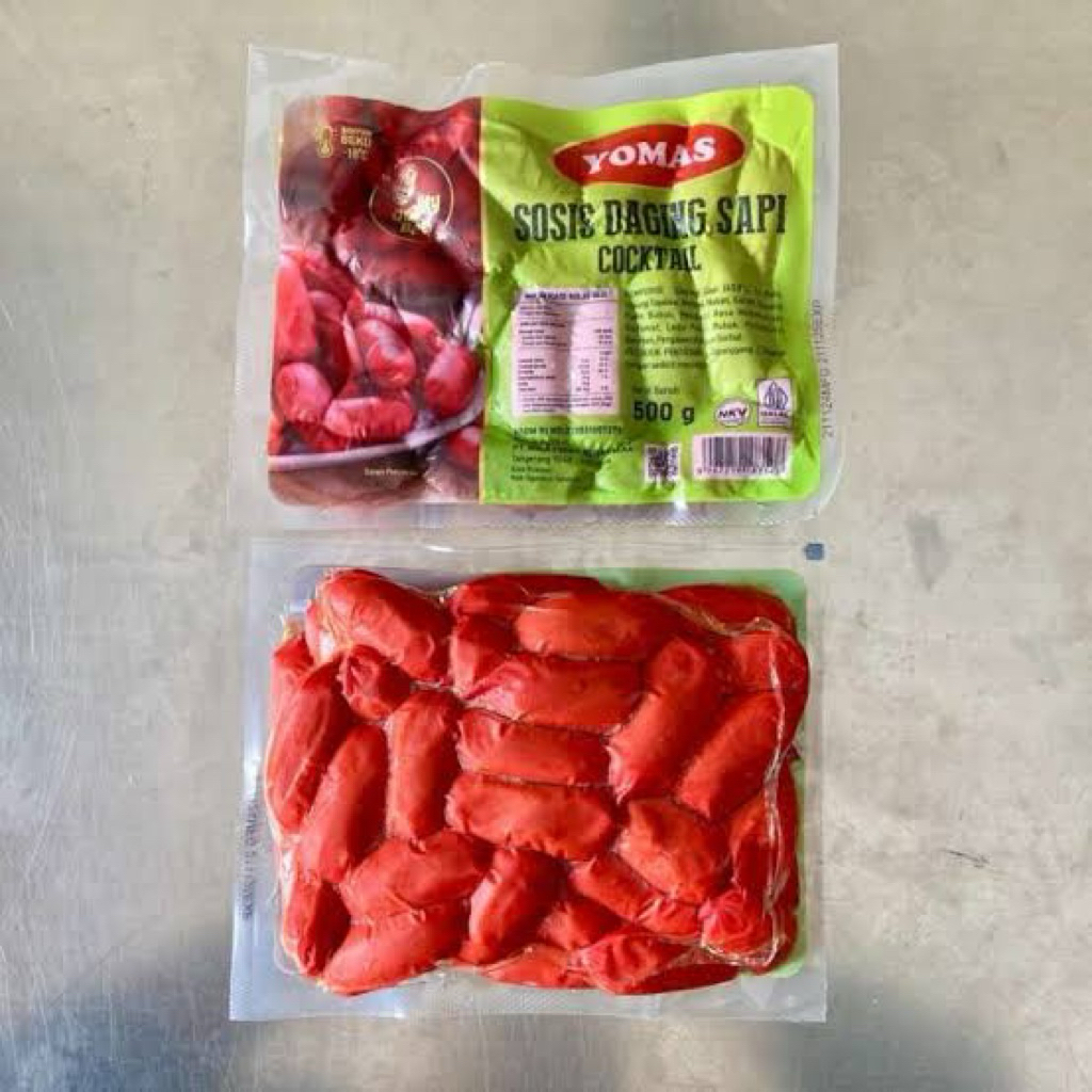 

Yomas Sosis daging sapi cocktail 500 gr